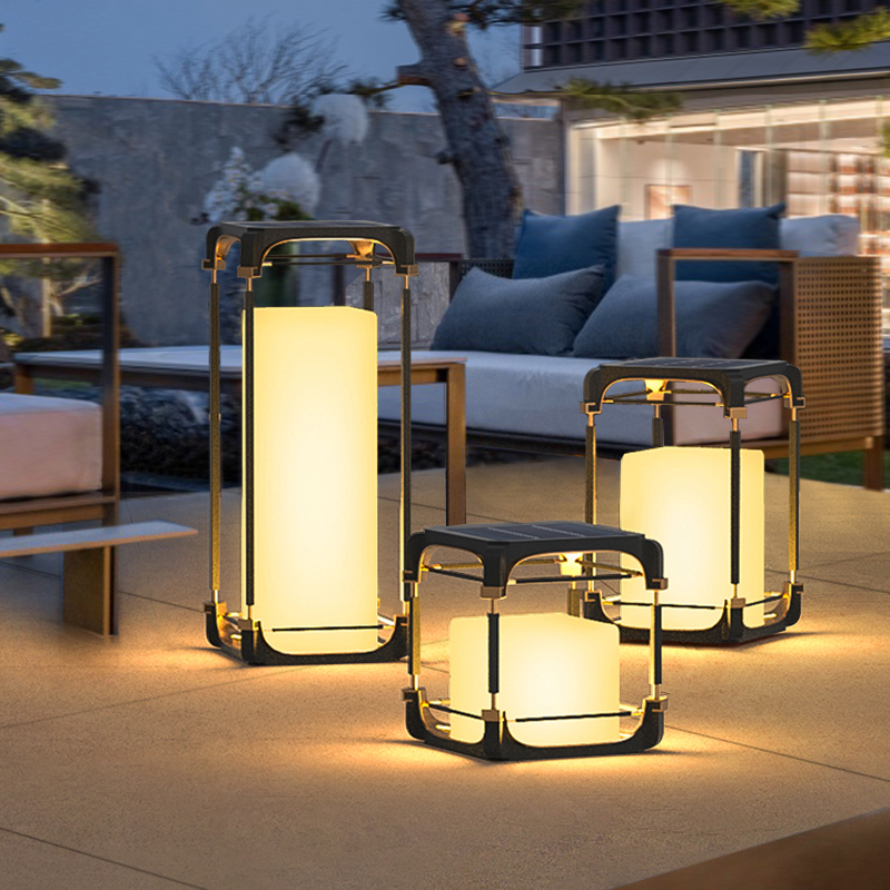 Solar Garden Light - 빛나는 플로어 램프 안뜰 태양광 LED
