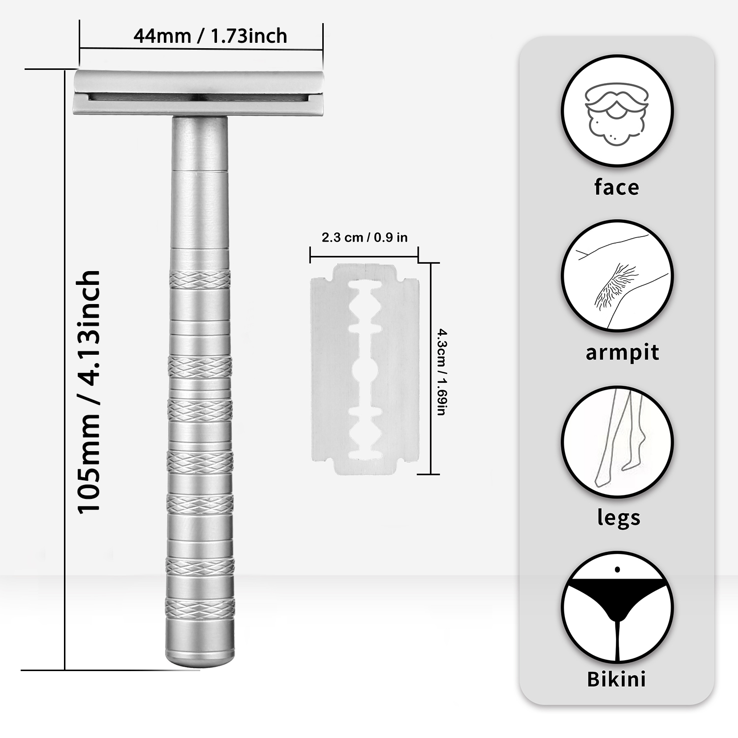 더블 엣지 안전 면도기 (예비 면도날 5개 포함) 30 - Safety Razor Handle 리뷰 및 가격
