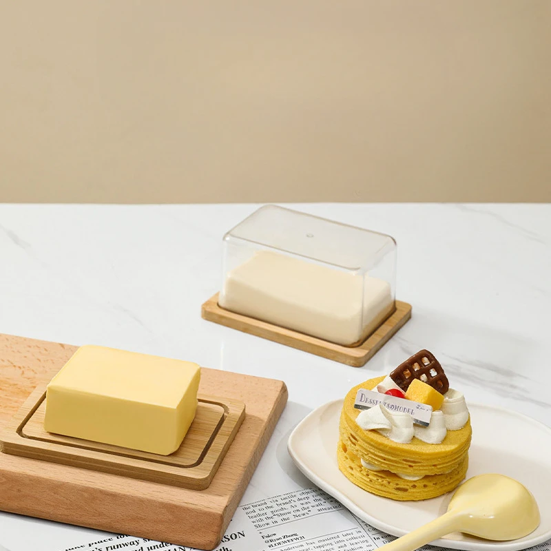 북유럽 스타일 대나무 버터 접시 투명 아크릴 뚜껑 부엌 - Bamboo Cutlery 리뷰 및 가격