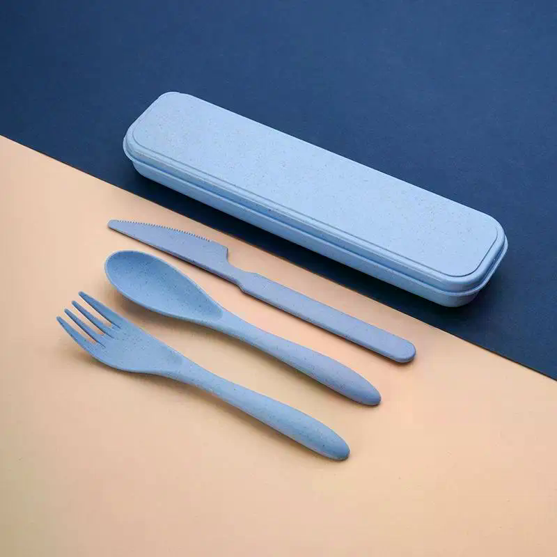 밀짚 재질의 재사용 가능한 식기 세트(나이프, 포크,  - Reusable Straw 리뷰 및 가격