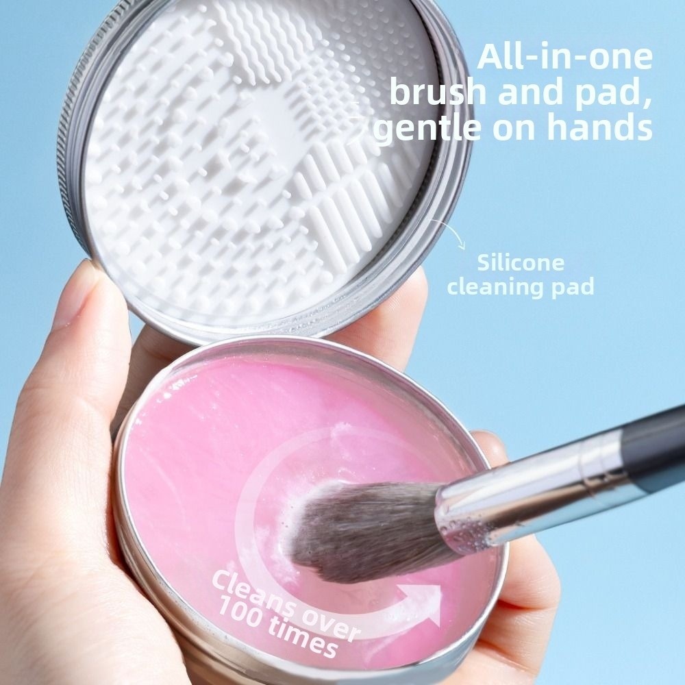 실리콘 매트가 함께 제공되는 메이크업 브러시 클리너,  - Eco Sponge 리뷰 및 가격