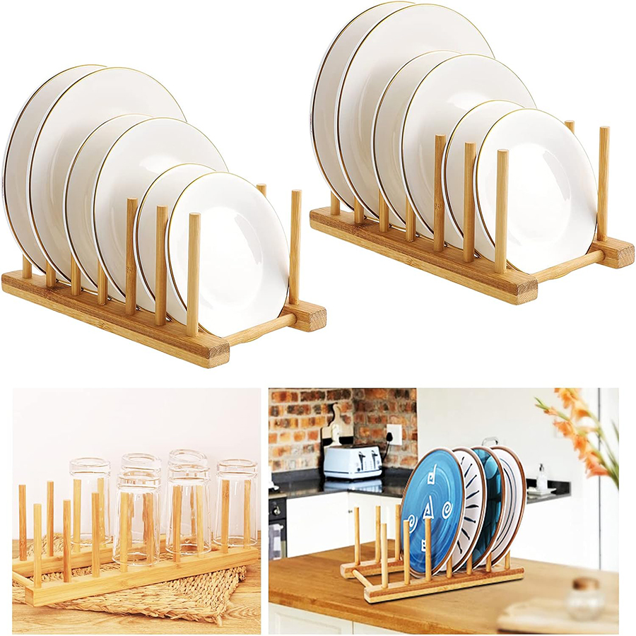 대나무 식기 건조대 1개/2개 세트, 접시 보관대, 다 - Bamboo Cutlery 리뷰 및 가격